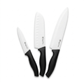 VegItPro 3-piece ceramic knife set, 4, 6.5 and 8 inch